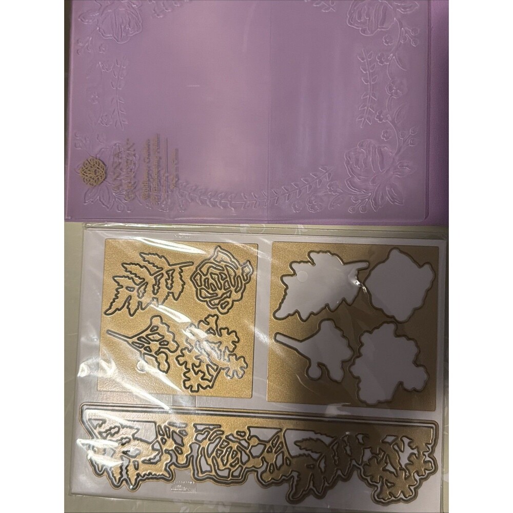 Anna Griffin Wildflower Garden Dies And Embossing Folder